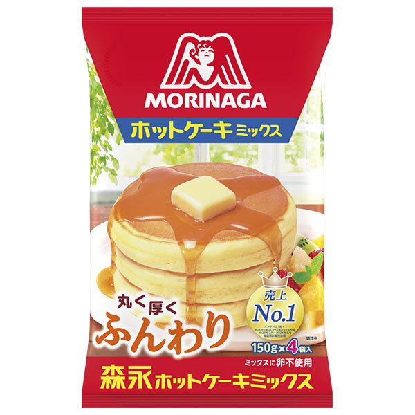 森永製菓 ホットケーキミックス 600g(150g×4袋)×14袋入×(2ケース)｜ 送料無料 菓子材料 ホットケーキ パンケーキ