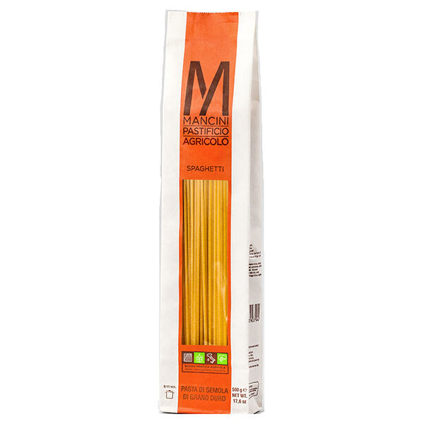 モンテ物産 マンチーニ スパゲッティ 2.2mm 500g&times;12袋入&times;(2ケース)｜ 送料無料 パスタ 乾麺 スパゲッティ｜のぞみマーケット店