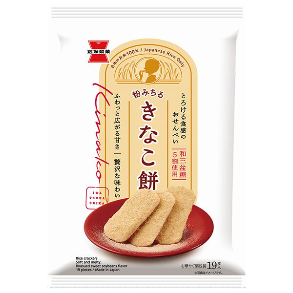 きなこもち 岩塚製菓 きなこ餅ミックスジュース味 18枚×12袋 | 岩塚製菓商品