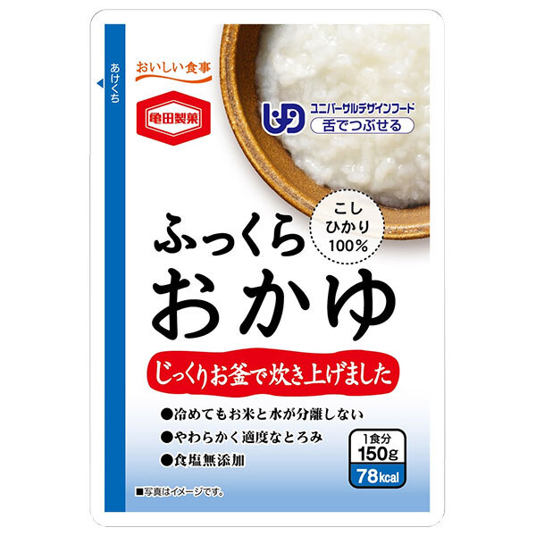 亀田製菓 ふっくらおかゆ 150gパウチ×36袋入｜ 送料無料 一般食品 お粥 レトルト食品 ご飯 ごはん