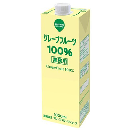 スジャータ 業務用グレープフルーツ 1000ml紙パック×6本入×(2ケース)｜ 送料無料 グレープフルーツジュース 100% 1l 1L 紙パック
