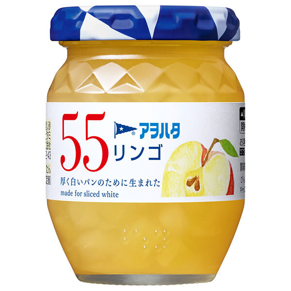 アヲハタ 55 リンゴ 150g瓶×12個入×(2ケース)｜ 送料無料 一般食品 ジャム 瓶 林檎 りんご アップル