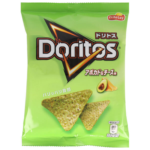 Doritos Avocado and Cheese Flavor – Japanese limited edition chips with rich avocado and creamy cheese taste