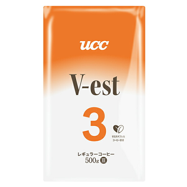 UCC ヴェスト No.3 (豆) 500g×1袋入×(2ケース)｜ 送料無料 ucc 嗜好品 コーヒー 炒り豆 珈琲