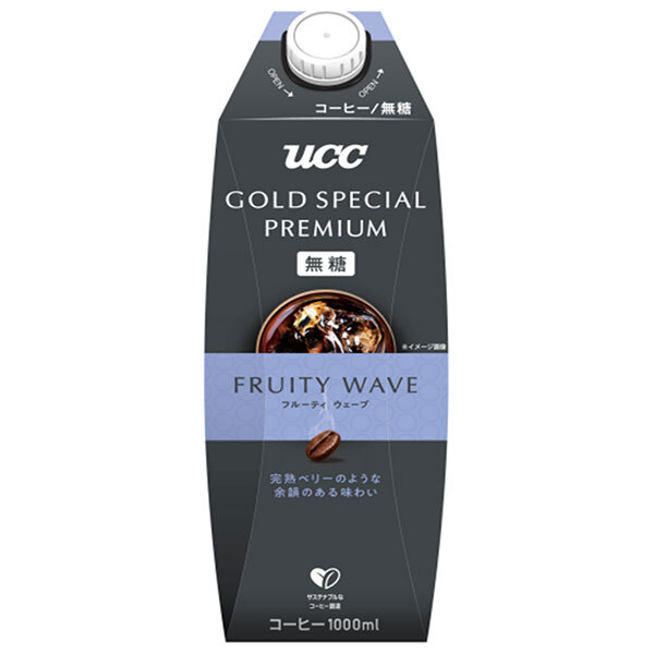 UCC GOLD SPECIAL PREMIUM フルーティウェーブ 無糖 1000ml紙パック×12本入×(2ケース)｜ 送料無料 コーヒー 珈琲 無糖