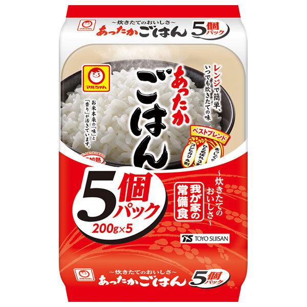 東洋水産 あったかごはん 5個パック (200g×5個)×4個入｜ 送料無料 ご飯 ごはん レトルト食品