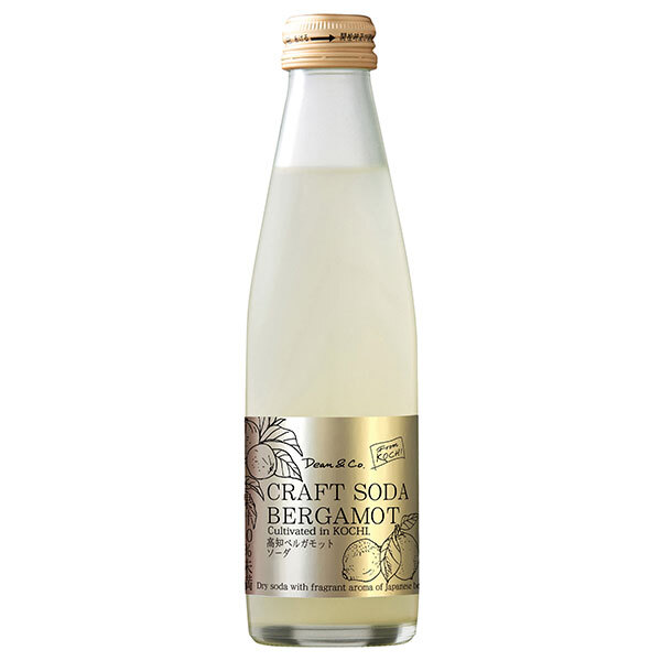 マルカイ Dean&Co.(ディーンアンドコー) 高知ベルガモットソーダ 195ml瓶×24本入｜ 送料無料 炭酸飲料 ベルガモット 柑橘 ソーダ サイダー 高知県