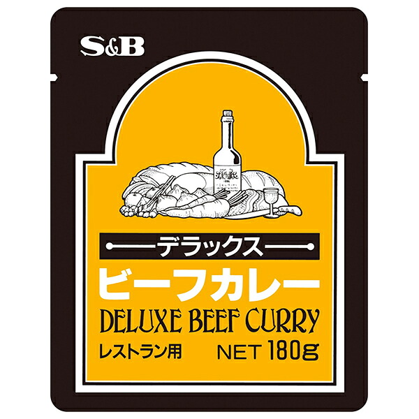 エスビー食品 デラックス ビーフカレー 180g&times;30個入&times;(2ケース)｜ 送料無料 調味料 カレー レトルト｜のぞみマーケット店