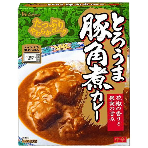 ハウス食品 とろうま豚角煮カレー 200g×30個入| 送料無料 一般食品 レトルト食品 カレー|のぞみマーケット店