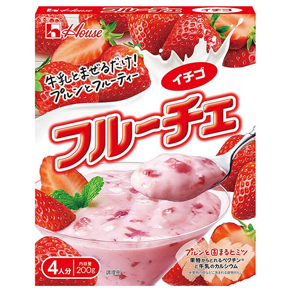 ハウス食品 フルーチェ イチゴ 200g×30個入×(2ケース)｜ 送料無料 お菓子 おやつ デザート 苺
