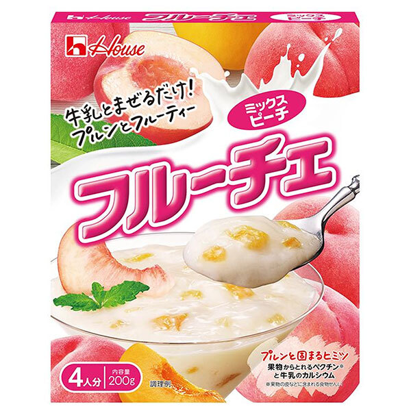 ハウス食品 フルーチェ ミックスピーチ 200g×30個入×(2ケース)｜ 送料無料 お菓子 おやつ デザート 桃 b37-31-1.jpg