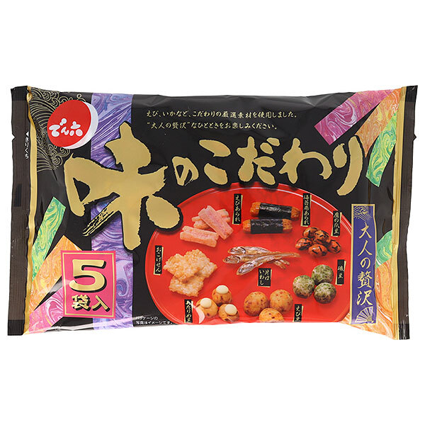 でん六 味のこだわり 5袋×12袋入×(2ケース)｜ 送料無料 お菓子 袋 豆菓子 おつまみ