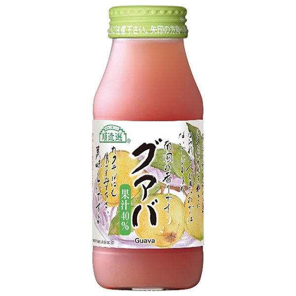マルカイ 順造選 グァバ 180ml瓶&times;20本入&times;(2ケース)｜ 送料無料 グァバジュース フルーツ 果実｜のぞみマーケット店 9,012円