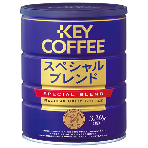 キーコーヒー スペシャルブレンド(粉) 320g缶×6個入×(2ケース)｜ 送料無料 レギュラーコーヒー 珈琲 ブレンドコーヒー 缶
