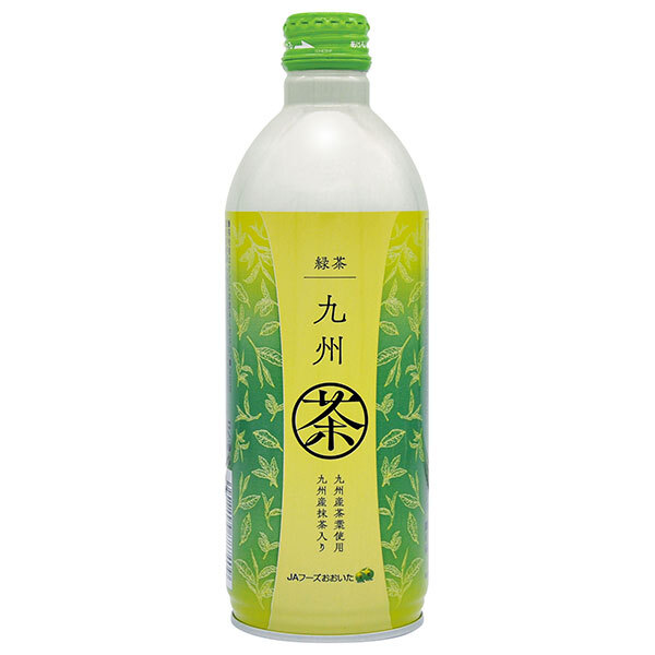 JAフーズ大分 九州茶 490mlボトル缶×24本入×(2ケース)| 送料無料 お茶飲料 緑茶 缶 大分