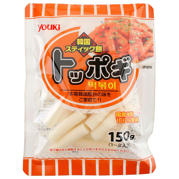 ユウキ食品 トッポギ 150g袋×10袋入×(2ケース)｜ 送料無料 トック 餅 韓国料理 スープ