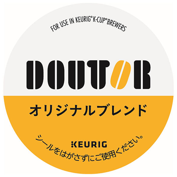 ユニカフェ キューリグ専用カートリッジ K-Cupパック ドトール オリジナルブレンド 12P×8箱入｜ 送料無料 コーヒー 珈琲 コーヒーカプセル カートリッジ Kカップ KEURIG