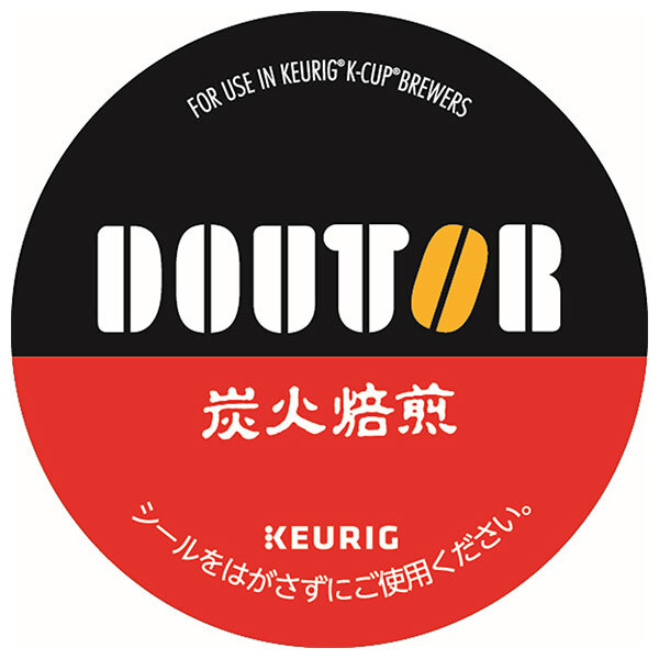 ユニカフェ キューリグ専用カートリッジ K-Cupパック ドトール 炭火焙煎 12P×8箱入｜ 送料無料 コーヒー 珈琲 コーヒーカプセル カートリッジ Kカップ KEURIG
