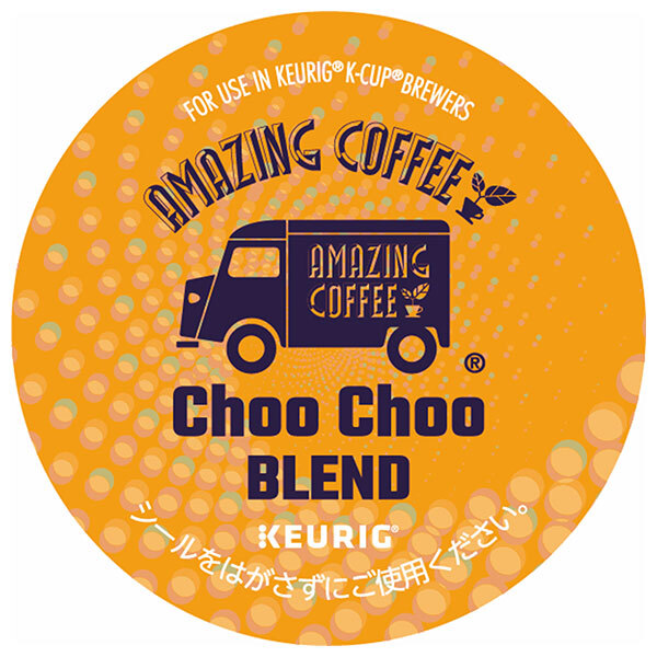 ユニカフェ キューリグ専用カートリッジ K-Cupパック AMAZING COFFEE Choo Choo BLEND 12P×8箱入×(2ケース)｜ 送料無料 コーヒー 珈琲 コーヒーカプセル カートリッジ Kカップ KEURIG アメコ