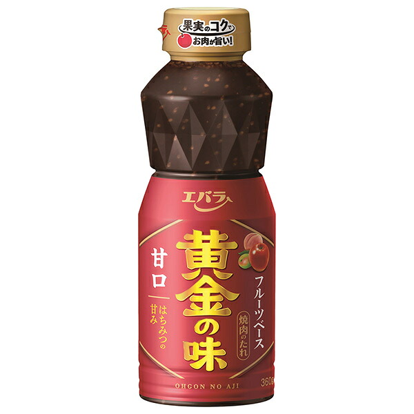 エバラ食品 黄金の味 甘口 360g&times;12本入&times;(2ケース)｜ 送料無料 調味料 黄金の味 タレ 焼肉のたれ｜のぞみマーケット店