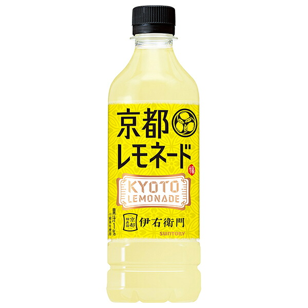 サントリー 伊右衛門 京都レモネード【手売り用】 525mlペットボトル×24本入×(2ケース)｜ 送料無料 茶飲料 果汁 緑茶 レモン はちみつ さっぱり
