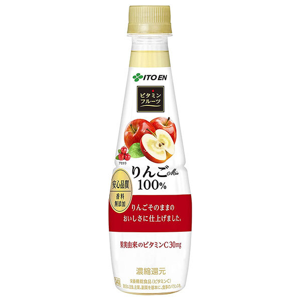 伊藤園 ビタミンフルーツ りんごMix 100% 340gペットボトル×24本入×(2ケース)｜ 送料無料 りんご リンゴ りんごジュース 100%ジュース 5,429円