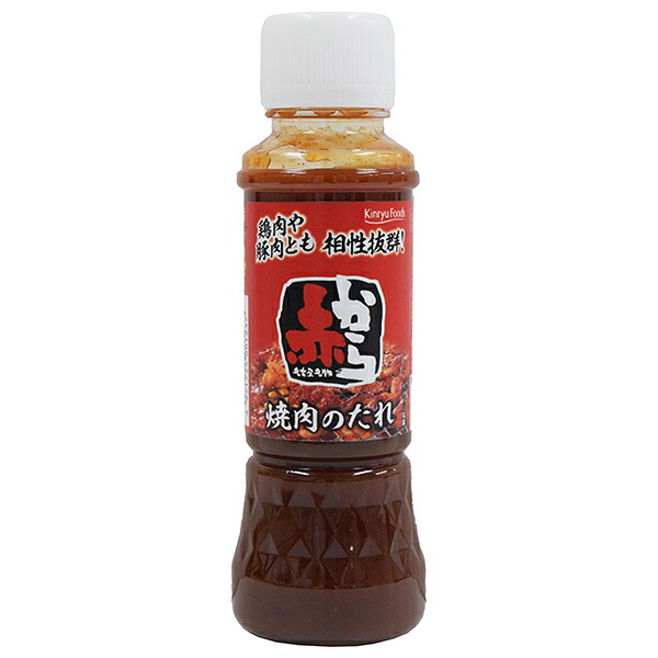 キンリューフーズ 赤から焼肉のたれ 230gペットボトル×12本入×(2ケース)｜ 送料無料 タレ 調味料 焼肉のたれ