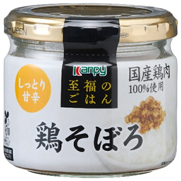 カンピー 至福のごはん 鶏そぼろ 60g瓶×12個入×(2ケース)｜ 送料無料 一般食品 鶏そぼろ 鶏 そぼろ 瓶 7,881円