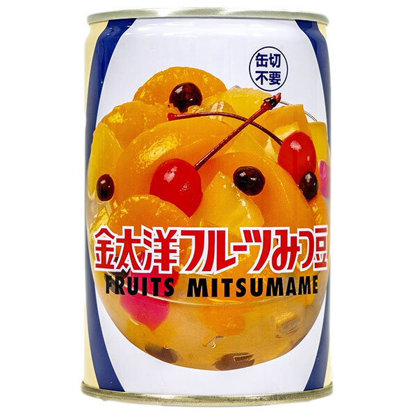 太洋食品 フルーツみつ豆 425g缶×24本入｜ 送料無料 缶詰 フルーツ くだもの 缶切不要
