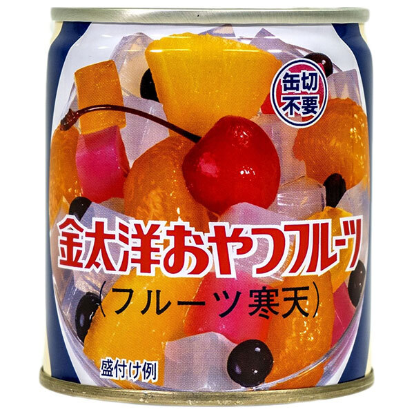 太洋食品 おやつフルーツ 210g缶×24本入×(2ケース)｜ 送料無料 缶詰 寒天 くだもの 缶切不要