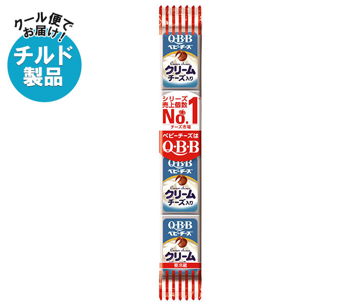 QBB クリームチーズ入りベビーチーズ 54g(4個)×25個入×(2ケース) チルド 冷蔵品｜ 送料無料 チルド チーズ 六甲バター プロセスチーズ
