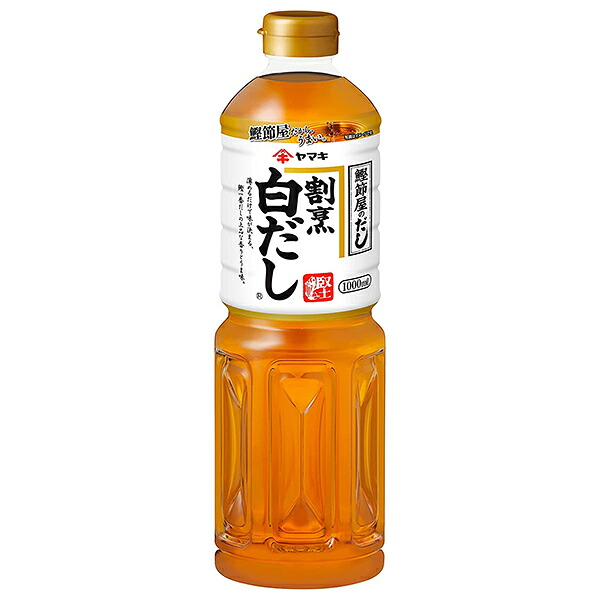 ヤマキ 割烹白だし 1000mlペットボトル×6本入×(2ケース)｜ 送料無料 一般食品 調味料 出汁 PET