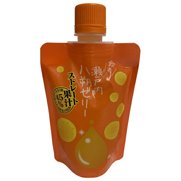 丸松 飲む瀬戸内八朔ゼリー 140g&times;24個入&times;(2ケース)｜ 送料無料 ゼリー おやつ ゼリー飲料 かんきつ 柑橘 ストレート果汁｜のぞみマーケット店