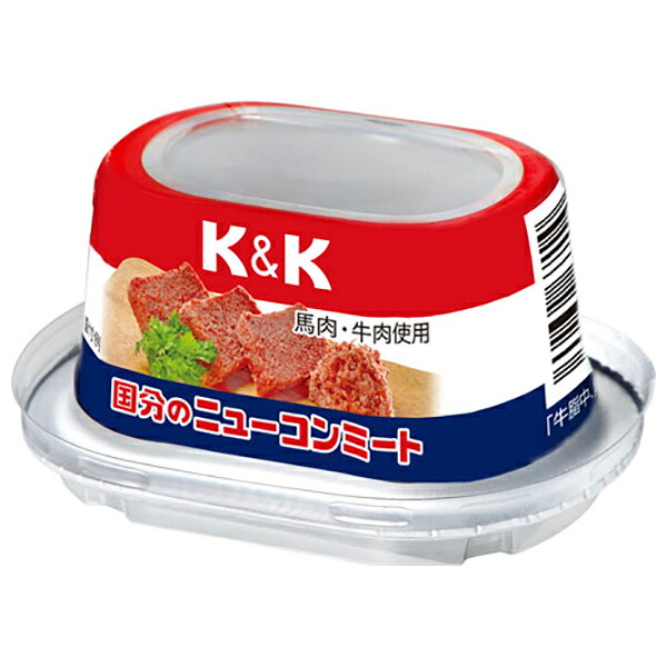 国分 K&K ニューコンミート 80g×24個入 メーカー 問屋直送| 送料無料 缶詰 おつまみ おかず|のぞみマーケット店