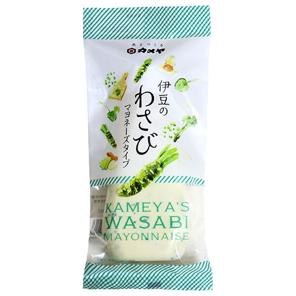 カメヤ食品 伊豆わさびマヨネーズタイプS 130g×10本入×(2ケース)｜ 送料無料 わさびマヨネーズ 静岡県 調味料 マヨネーズ ドレッシング ワサビ 山葵