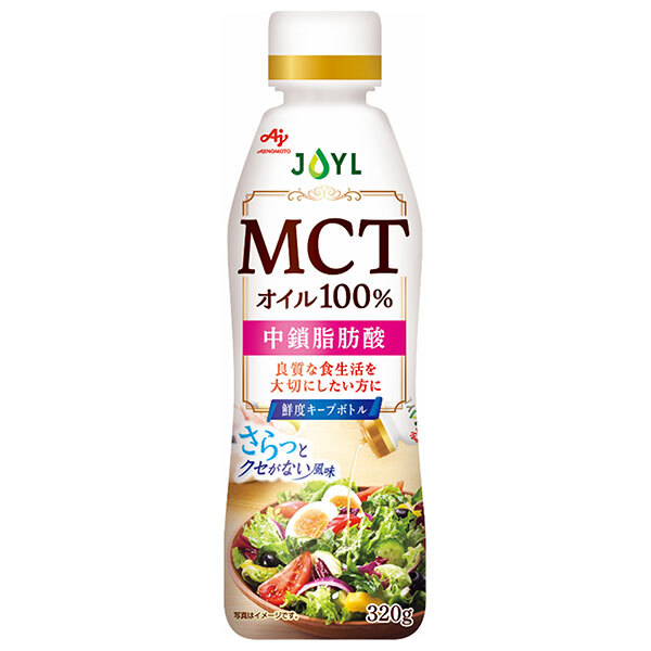 J-オイルミルズ AJINOMOTO MCTオイル 320g×6本入｜ 送料無料 調味料 油 食用油 中鎖脂肪酸 MCTｵｲﾙ