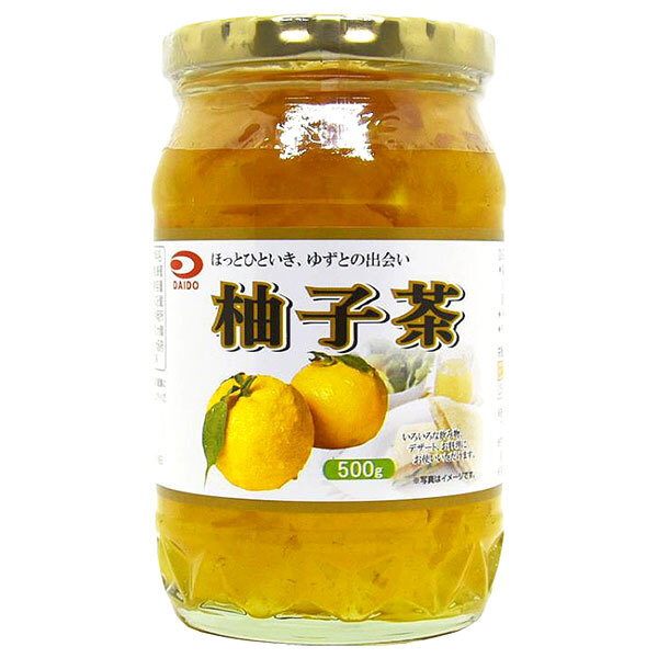 大同 柚子茶 500g×15個入｜ 送料無料 嗜好品 瓶 韓国柚子茶 ゆず茶 柚子 韓国食品 柚子ジャム はちみつ 韓国食材
