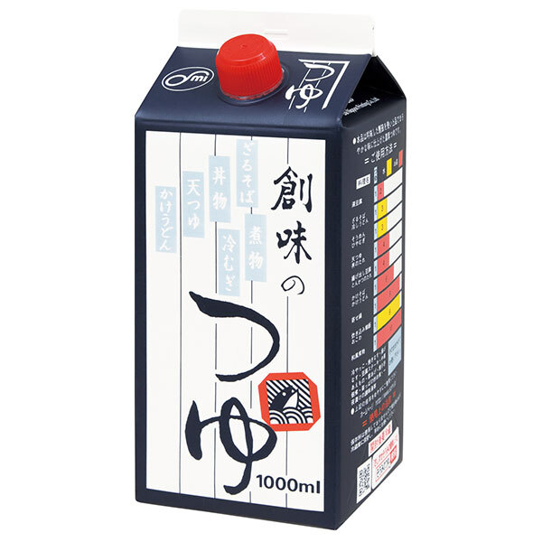 創味食品 創味のつゆ 1000ml紙パック&times;6本入&times;(2ケース)｜ 送料無料 調味料 つゆ 希釈用 1000ml めんつゆ 濃縮つゆ 万能つゆ 鰹風味つゆ 和風調味料｜のぞみマーケット店
