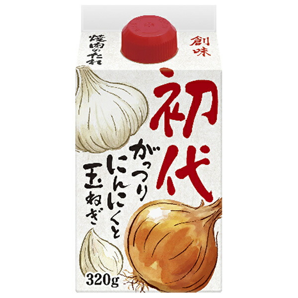 創味食品 創味 焼肉のたれ初代 320g紙パック×6本入×(2ケース)｜ 送料無料 一般食品 調味料 紙パック 創味 たれ すりおろし野菜 焼肉のたれ にんにく 韓国風