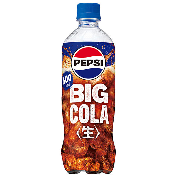 サントリー ペプシ 生 BIG COLA 600mlペットボトル×24本入×(2ケース)｜ 送料無料 炭酸飲料 コーラ PEPSI