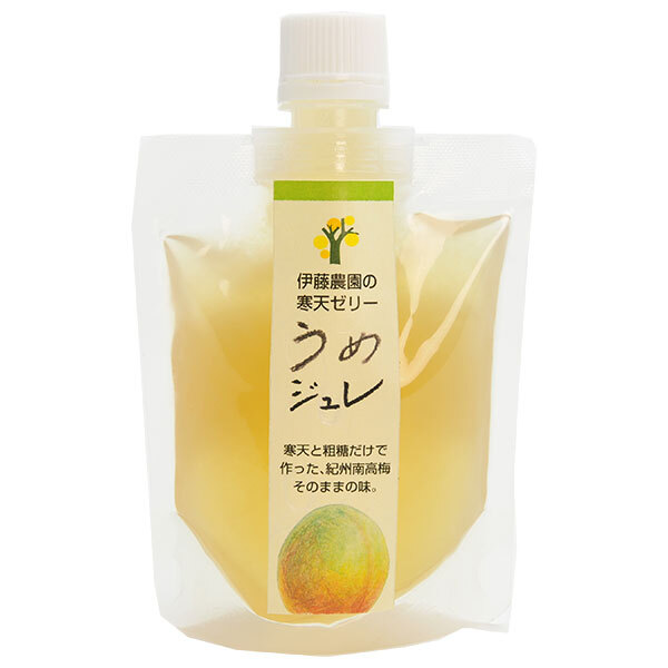 伊藤農園 ピュアフルーツ寒天 うめジュレ ドリンクタイプ 150g&times;15個入&times;(2ケース)｜ 送料無料 ジュレ フルーツゼリー 梅 うめ｜のぞみマーケット店