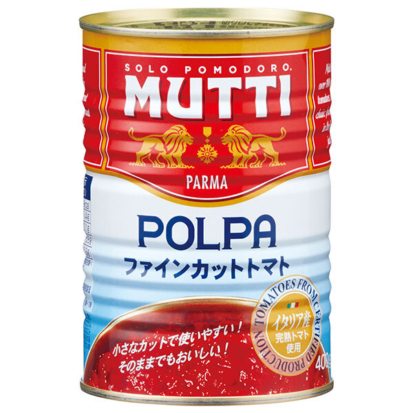 ムッティ MUTTI ファインカットトマト 400g缶×12本入×(2ケース)｜ 送料無料 一般食品 トマト 缶詰 MUTTI