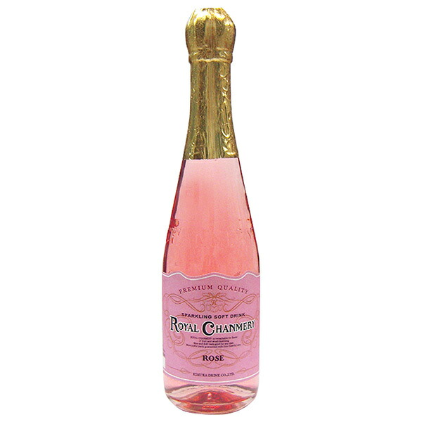 木村飲料 ローヤルシャンメリー プレミアム ロゼ 360ml瓶&times;12本入&times;(2ケース)｜ 送料無料 炭酸飲料 シャンメリー｜のぞみマーケット店