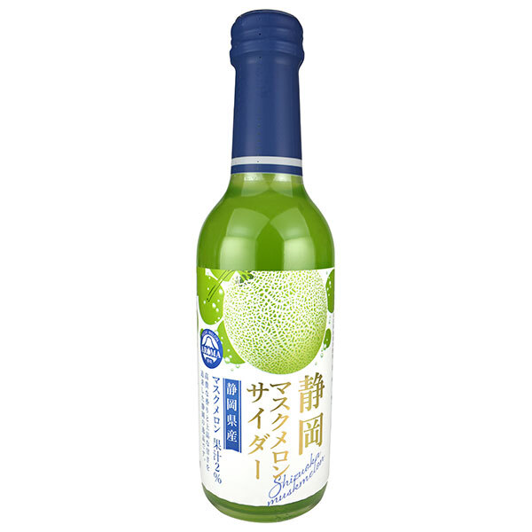 木村飲料 静岡マスクメロンサイダー 240ml瓶×20本入×(2ケース)｜ 送料無料 炭酸飲料 サイダー 果汁 メロン系 瓶