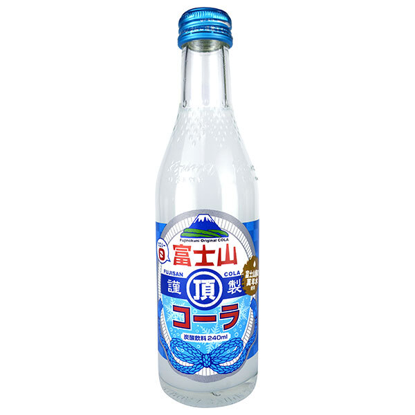 木村飲料 富士山頂コーラ 240ml瓶×20本入×(2ケース)｜ 送料無料 炭酸飲料 コーラ ホワイトコーラ 瓶