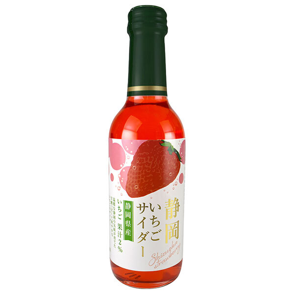 木村飲料 静岡いちごサイダー 240ml瓶×20本入×(2ケース)｜ 送料無料 炭酸飲料 サイダー 瓶 イチゴ 苺