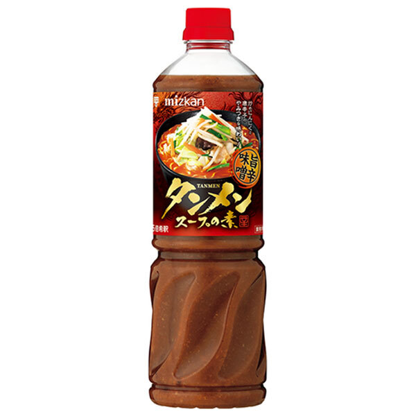 ミツカン タンメンスープの素 旨辛味噌 1130g×8本入×(2ケース)｜ 送料無料 MIZKAN スープの素 みそ鍋 うま辛 タンメン