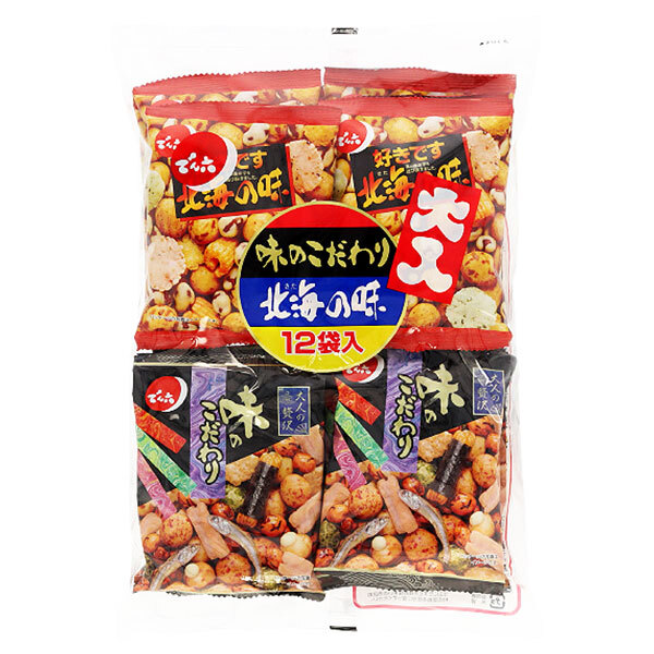 でん六 大入12袋ペアパック 12袋×8袋入｜ 送料無料 お菓子 スナック菓子 袋 豆菓子 おつまみ