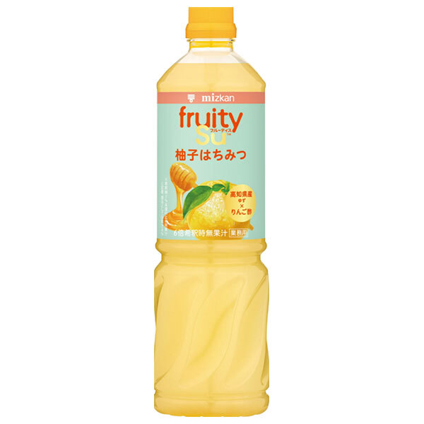 ミツカン 業務用 フルーティス りんご酢柚子はちみつ 1000mlペットボトル×8本入×(2ケース)｜ 送料無料 MIZKAN りんご酢飲料 食酢 PET 希釈用 12,876円