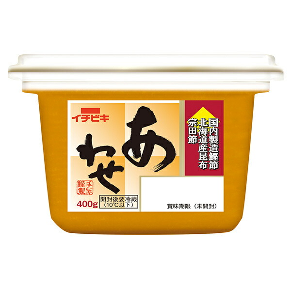 イチビキ あわせ 400g×8個入×(2ケース)｜ 送料無料 味噌 合わせみそ 国産鰹節 北海道産昆布 一番だし